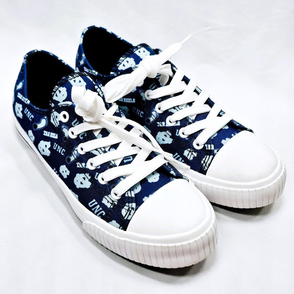 UNC Tar Heels FOCO Low Top Canvas Sneakers - Women's Size 9 – New Without Tags